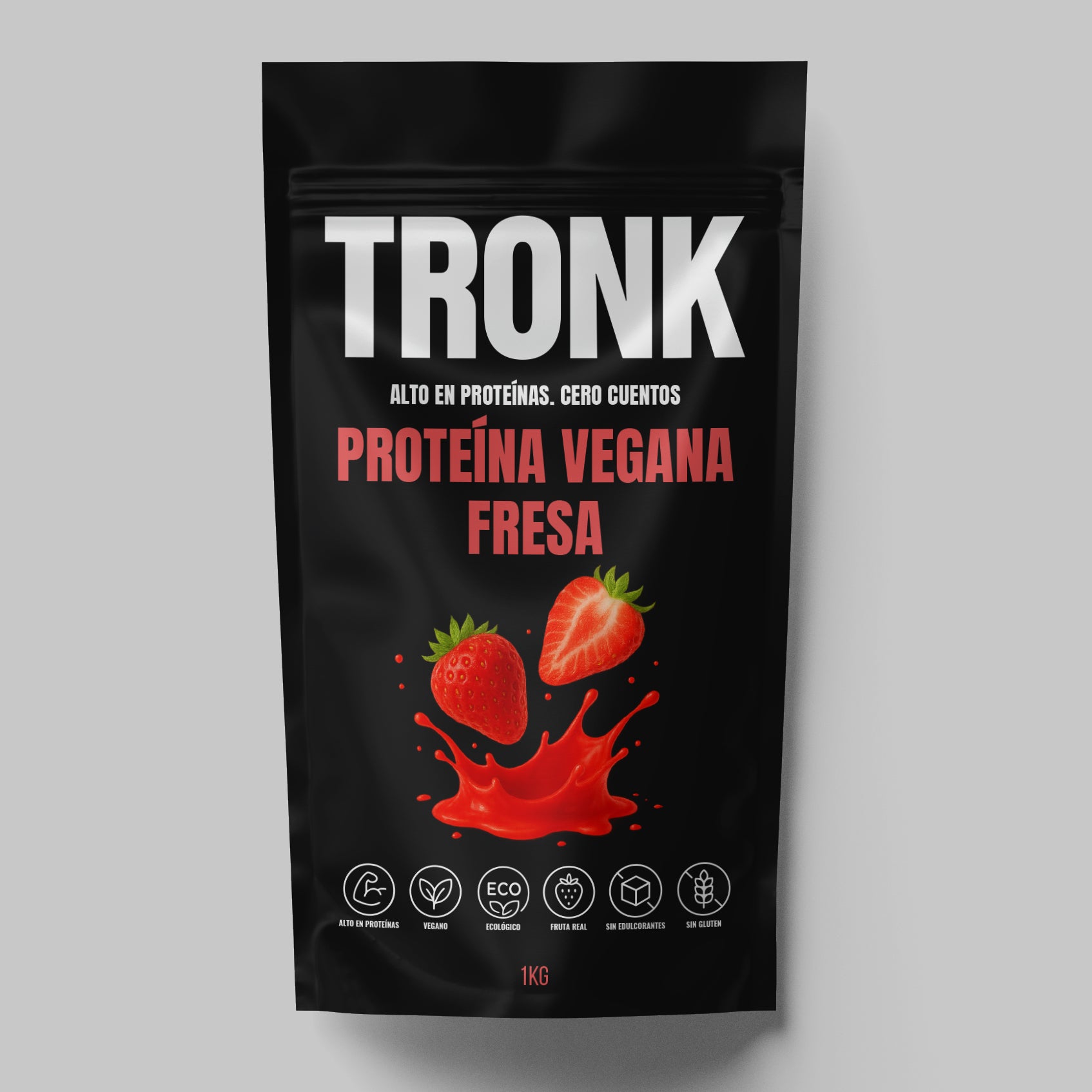 Proteína vegana fresa 1kg