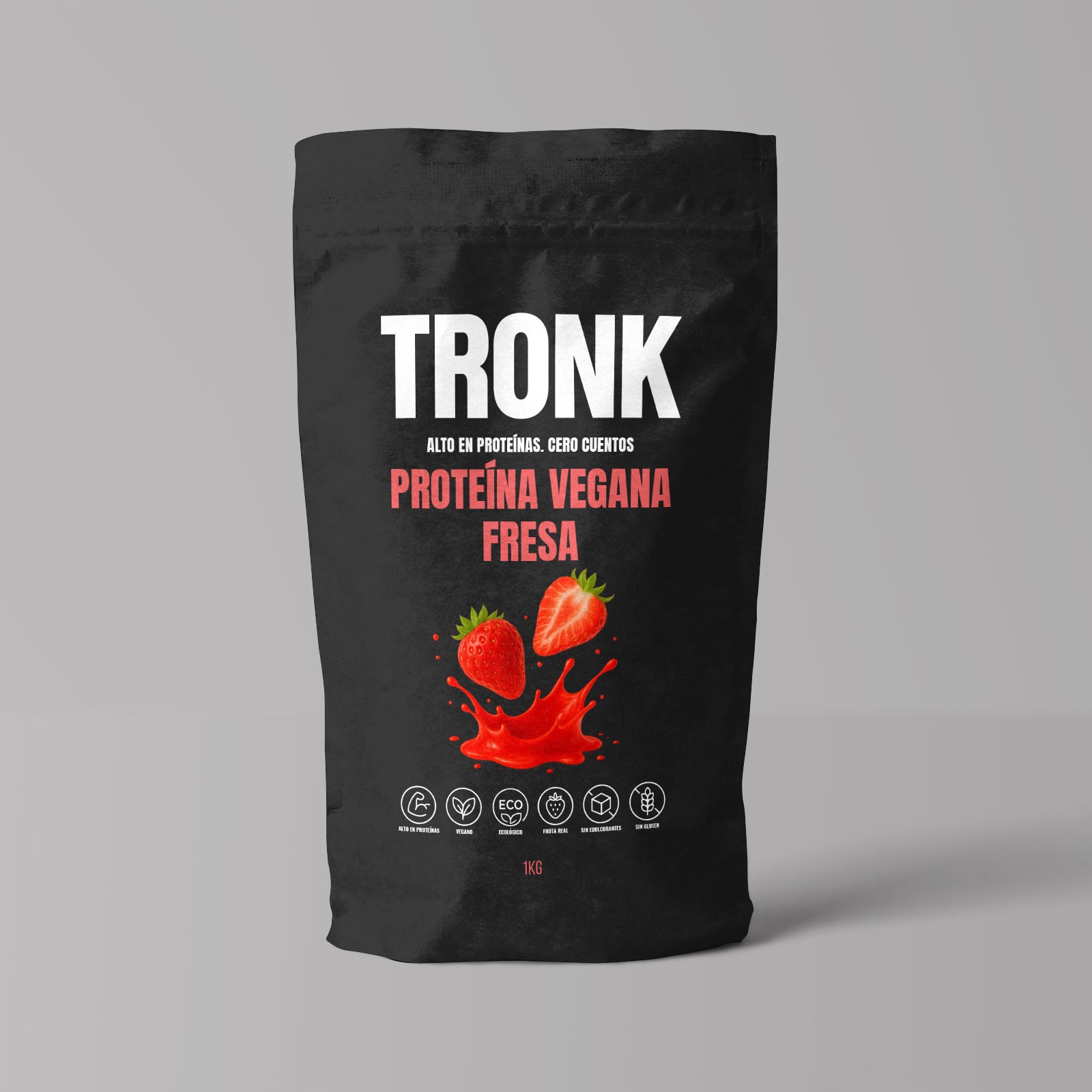proteína vegana fresa