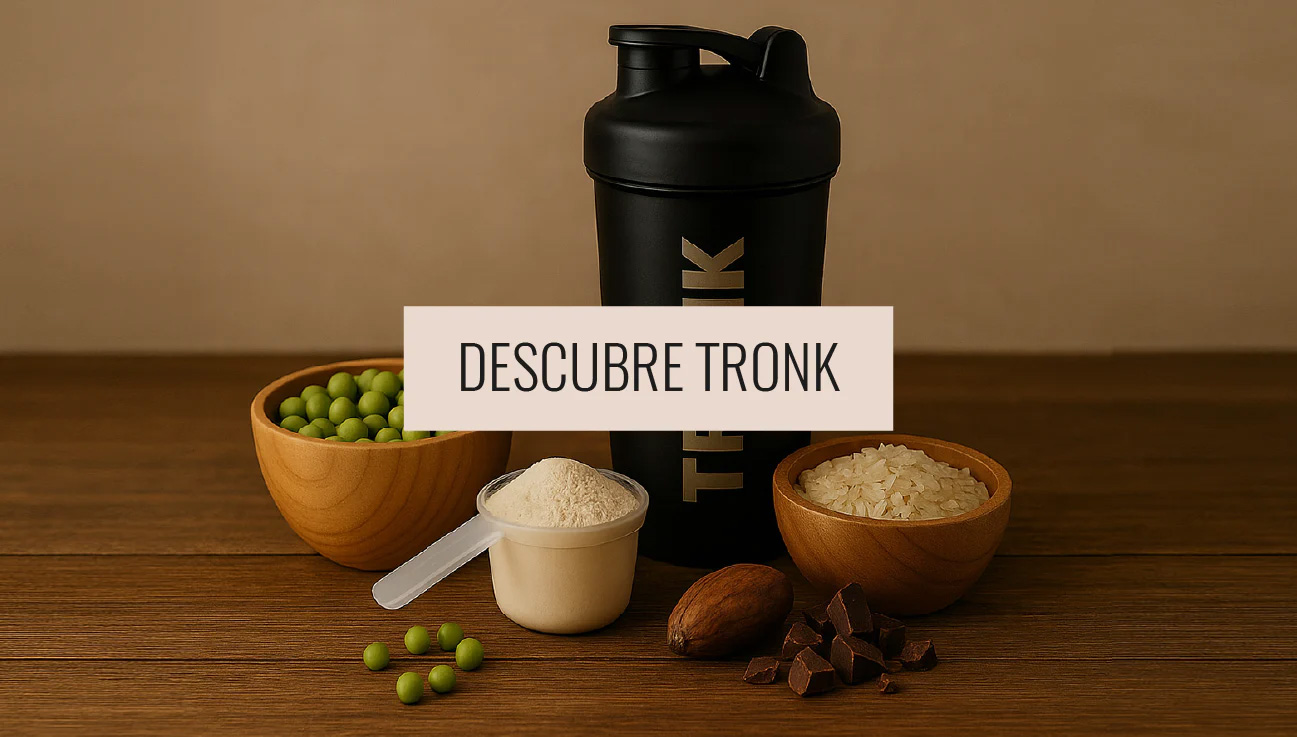 tronk proteína vegana chocolate sin azúcar